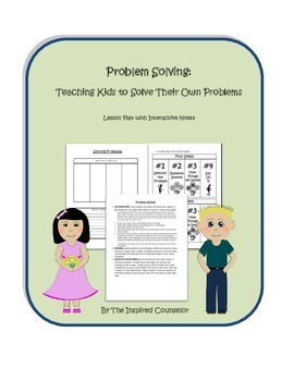 Problem Solving: Lesson to teach kids how to solve problems