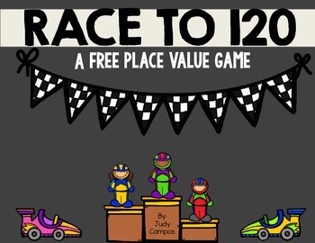 Race to 120 Place Value Freebie