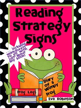 Reading Strategy Signs- Froggy Style!