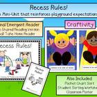 Recess Rules! Emergent Reader &amp; Craftivity Pack