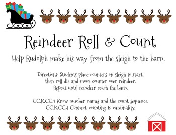 Rudolph the Reindeer's Roll and Count