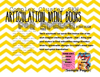 SKW Complex Sounds Mini Books