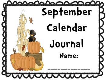 September Calendar Journal (integrates math and literacy!)