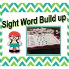 Sight word build it Kindergarten/ First grade