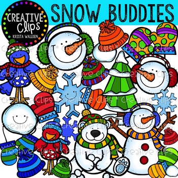 Snow Buddies {Creative Clips Digital Clipart}