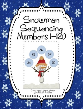 Snowman Sequencing Numbers 1-120