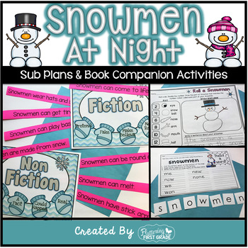 Snowmen at Night ~ Booktivities for the Common Core Classroom
