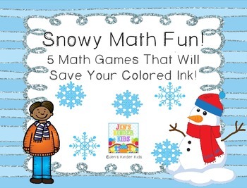 Snowy Fun ~Ink Saving Math Centers!