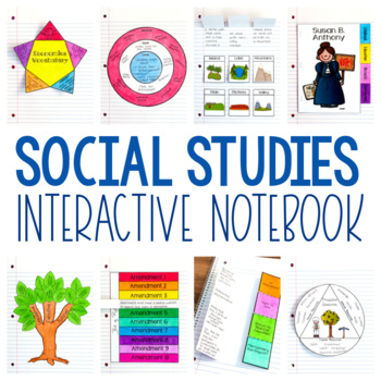 Social Studies Interactive Notebook for Grades 3-5