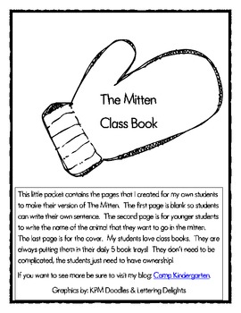 The Mitten Class Book