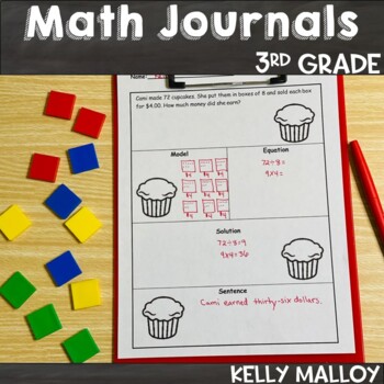 Math Journal - Third Grade Aligned to Common Core