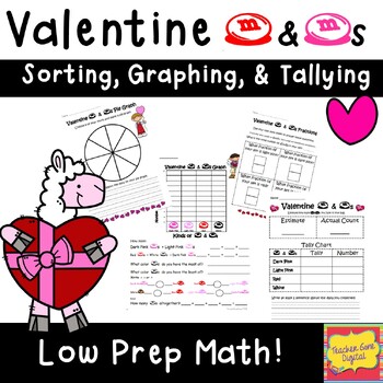 Valentine M&M Sorting, Tallying & Graphing Center