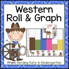 Western Cowboy Roll & Graph Activity