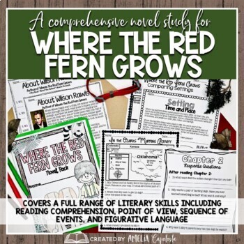 Where the Red Fern Grows {A Comprehensive Book Study}
