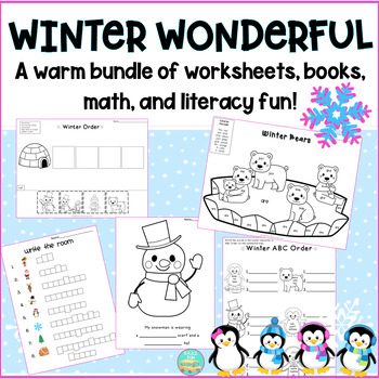 Winter Wonderful : A warm bundle of worksheets, books,  ma
