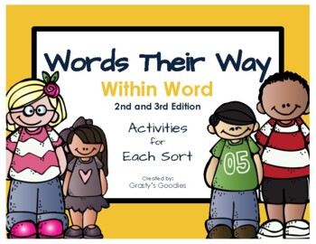 Words Their Way - Within Word Pattern Spellers - A Workshe