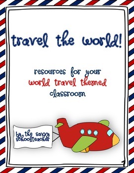 World Travel Theme Decorations and Resources