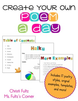 table of contents examples for kids