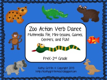 Zoo Action Verb Dance Mini Video Fun