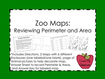 Zoo Maps: Review Perimeter and Area