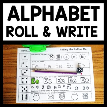 ABC ~ Roll the Dice Alphabet Activities