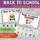 Back to School Interactive Books