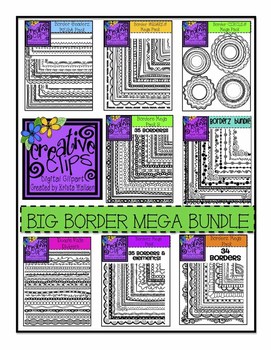Big Border MEGA Bundle {Creative Clips Digital Clipart}