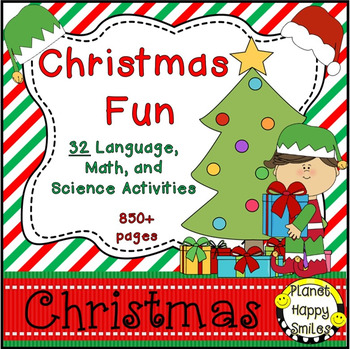 Christmas Activities Mega Bundle ~ 27 Fun Language, Math, 