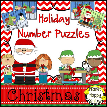 Christmas Activity ~ Number Puzzles for Christmas