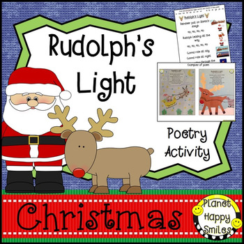 Christmas Activity ~ Poetry:  Rudolph's Light
