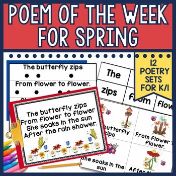 Concept of Word (COW) Poems for Emergent Readers Spring Edition