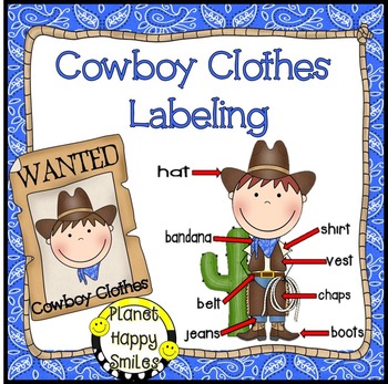 Cowboy Clothes Labeling ~ Reader and activities