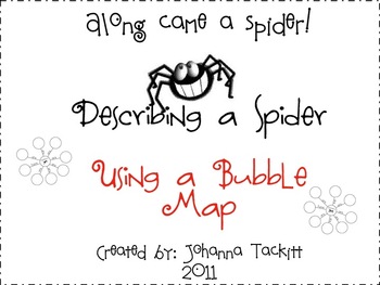 Describe a Spider with a Bubble Map