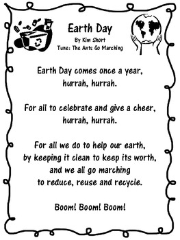 Earth Day Poem/Song