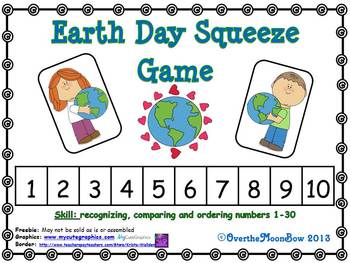 Earth Day Squeeze Number Game
