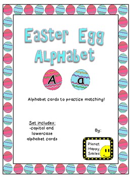 Alphabet Matching Cards ~ Easter Egg