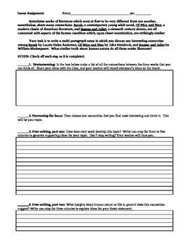 Comparing and Contrasting - The Writing Center