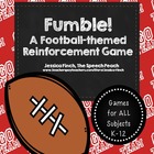FREEBIE: Football-themed Fumble! Reinforcement Game