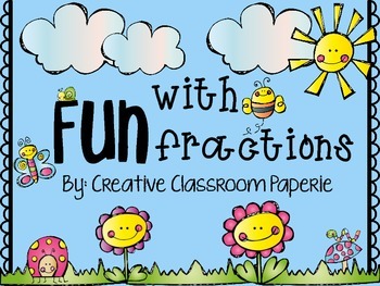 FUN with Fractions: worksheets, centers, vocab & anchor charts