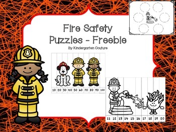 Fire Safety Puzzles Freebie