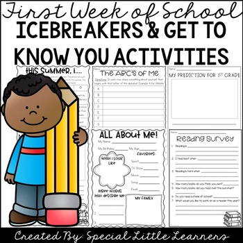 First Week of School: Icebreakers & Get to Know You Activities