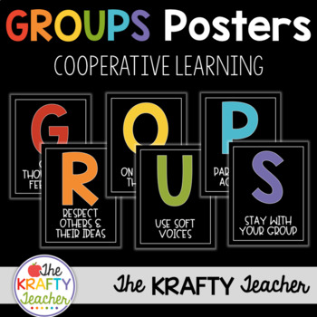 Classroom Management Working with GROUPS Poster