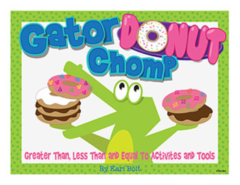 Gator Donut Chomp: Greater Than, Less Than and Equal To Ac