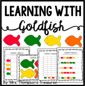 Learning With Goldfish Fun Activity Pack {Graphing, Sortin