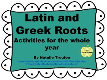 Greek and Latin Roots Super Pack