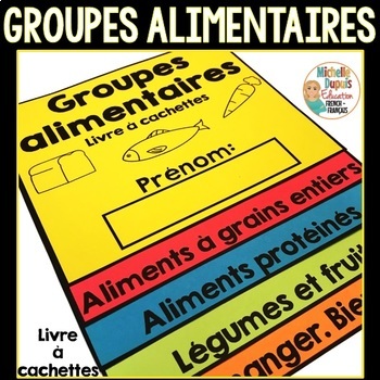 Groupes alimentaires - livre à cachettes (French Food Grou