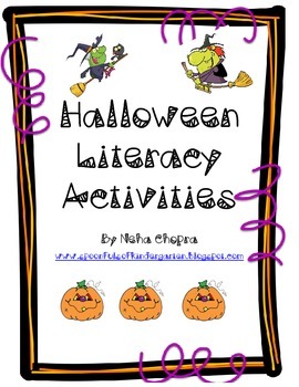Halloween Literacy Pack