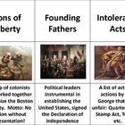 US History Vocabulary 3 Way Match