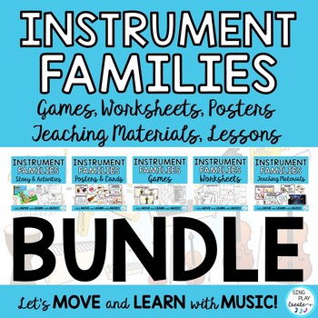 INSTRUMENT LEARNING BUNDLE OF *Mp3 Sound *ACTIVITIES *GAME