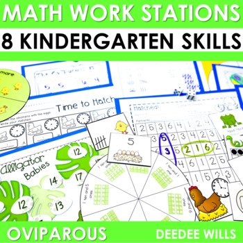 Incredible Egg Oviparous Math Work Stations-Common Core